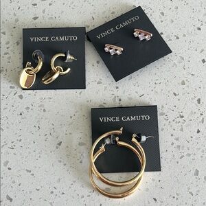 3 Pairs of Vince Camuto Earrings